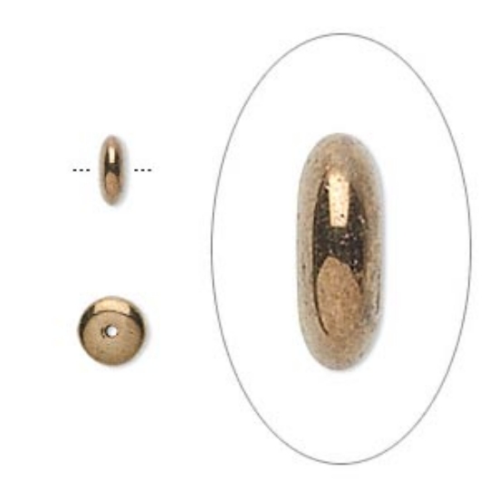 Picture of Preciosa Rondelle 6x2,5mm Light Bronze x20 