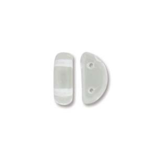 Picture of Half Moon Bead 8x4mm Crystal x50