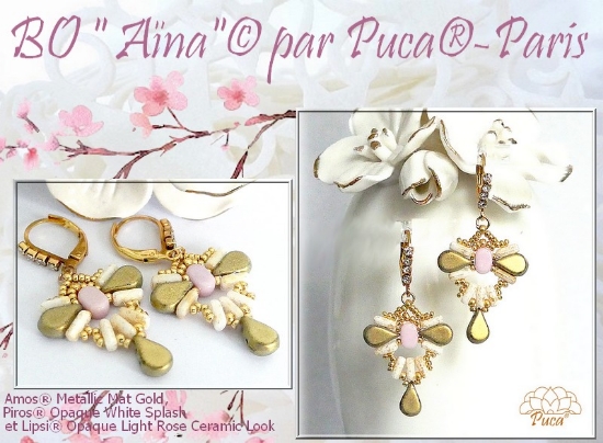 Picture of Oorbellen « Aïna » © par PUCA® – Instant Download or Printed Copy