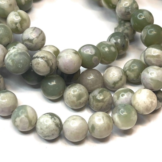 Изображение Peace Jade beads 8mm round x38cm