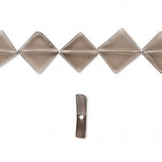 Picture of Smoky Quartz 6-10mm flat diamond x35cm