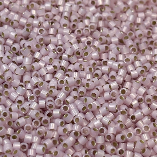 Picture of Miyuki Delica 11/0 DB1457 Pale Rose Opal Silver Lined x10g