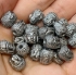 Picture of Stainless Steel Buddha Head 10x8mm Antique Silver x1