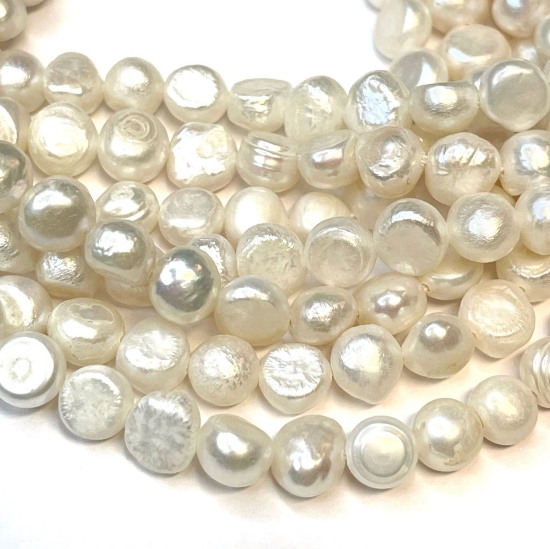 Picture of Pearl Cultured Freshwater Nugget 6~8x4.5~5.5mm White x35m
