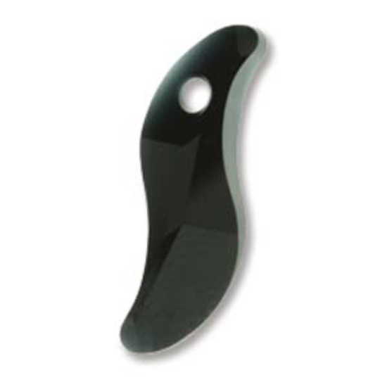 Picture of Swarovski 6525 Wave 28mm Jet x1