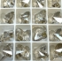 Picture of Swarovski 5754 Butterfly bead 8mm Crystal Silver Shade x1