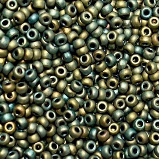 Picture of Miyuki Rocaille 11/0 2008 Mat Metallic Patina Iris x10g