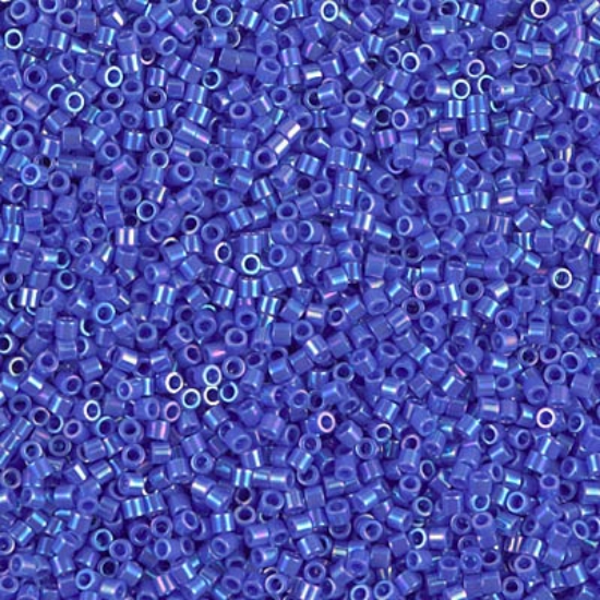 Picture of Miyuki Delica 15/0 DBS1578 Opaque Cyaan Blue AB x5g