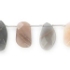 Picture of Multi Moonstone (natural) 15x9mm-18x12mm hand-cut top-drilled faceted puffed drop x10