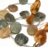 Picture of Multi Moonstone (natural) 15x9mm-18x12mm hand-cut top-drilled faceted puffed drop x10