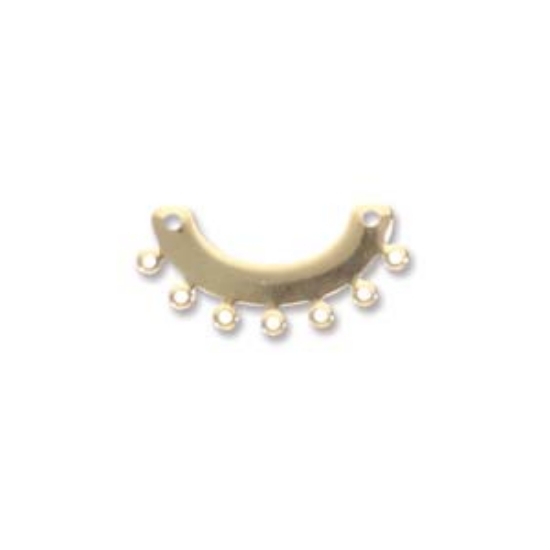 Picture of Pendant 22mm w/ 7 loops Gold Plated x12