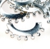 Picture of Pendant 27mm w/ 7 loops Silver Plated x12