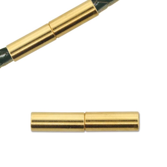 Picture of Magnetic Clasp Ø3.2mm Gold Plate x1