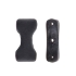 Picture of Bow Tie 3 holes 6x12mm Jet Mat x10g