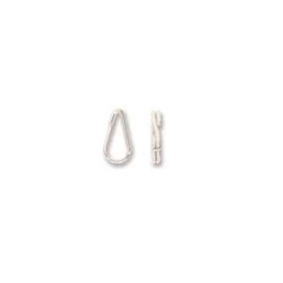 Picture of Split Ring 5x10mm drop Silver Plate x12
