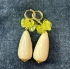Picture of Acrylic Flower Spacer Bead 18x18mm Transparent Sun Yellow x10