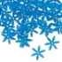 Picture of Acrylic Flower Spacer Bead 24x24mm Transparent Dark Aqua x8