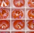 Picture of Swarovski 1122 Rivoli Round Stone 12mm Crystal Orange Glow DeLite x1