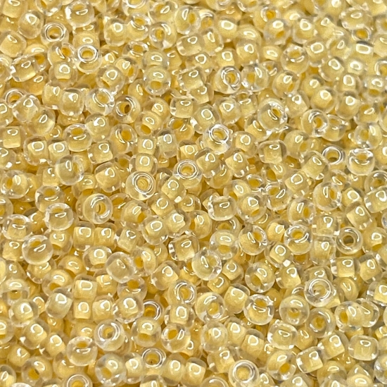 Picture of Miyuki Rocaille 11/0 201 Light Yellow Lined x10g