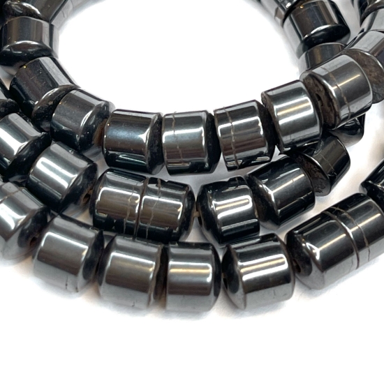 Picture of Hematite bead (manmade) 6x6mm drum x38cm