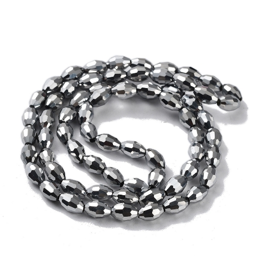 Picture of Faceted oval  8x6mm Labrador Full x70