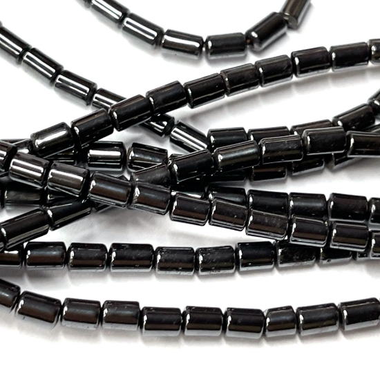Picture of Hematite bead 6x4mm tube x38cm