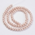 Picture of Glass Pearls 8mm Creamrose x40cm