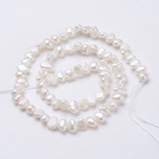 Picture of Pearl Cultured Freshwater Bead 5~7x4~5x3~4mm baroque x36cm