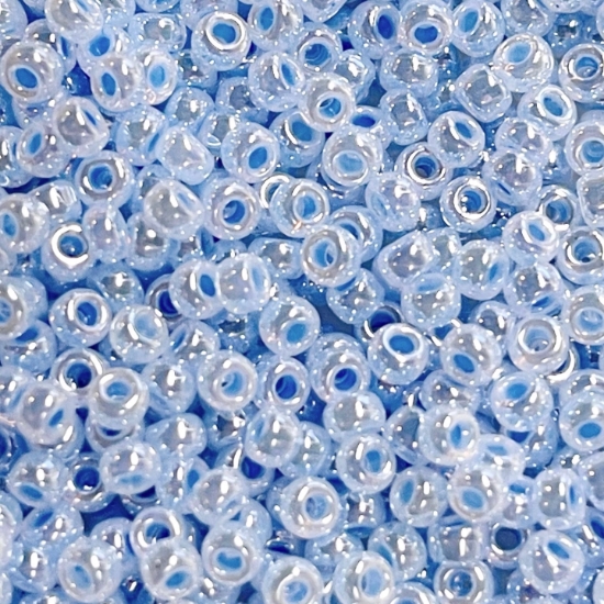 Picture of Miyuki Rocaille 8/0 524 Sky Blue Ceylon x10g