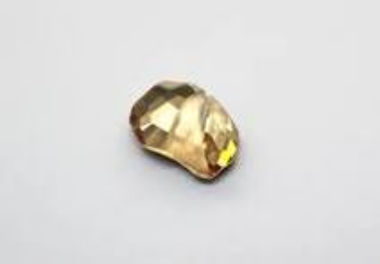 Picture of Swaroski 4787 Divine Rock Flat Fancy Golden Shadow x1