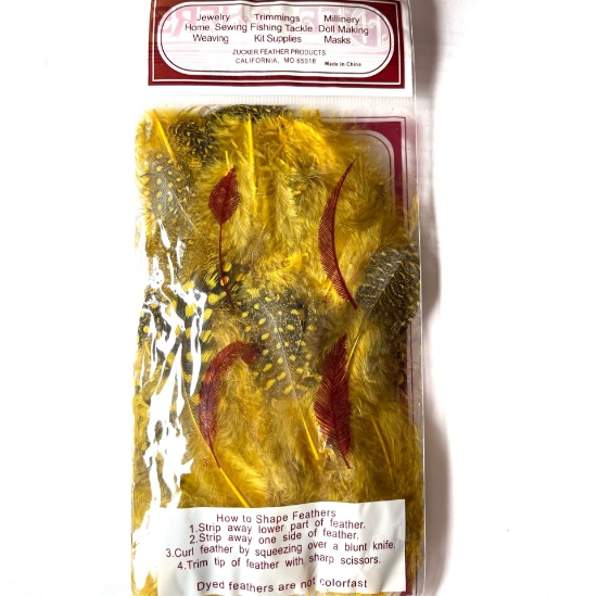 Picture of Feather Gold-Brown