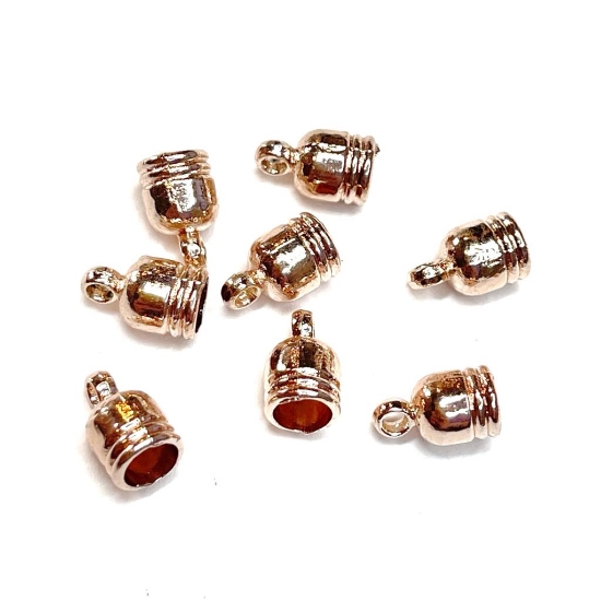 Picture of Cord End w/ loop Ø4mm Rose Gold x2