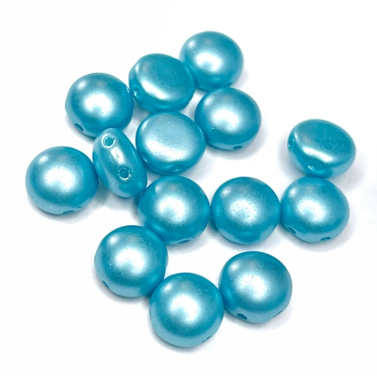 Picture of Candy Beads 8mm Pastel Aqua x10