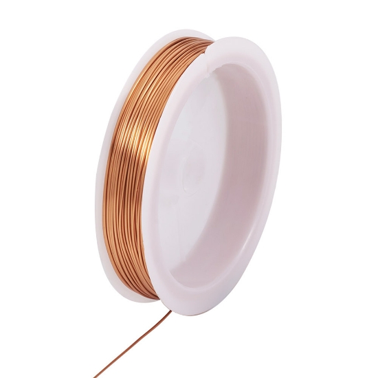 Picture of Bare Copper Wire 22 Gauge (.6mm) x18m