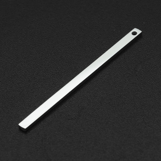 Picture of Stainless Steel Pendant 35x2x1mm rectangle x2