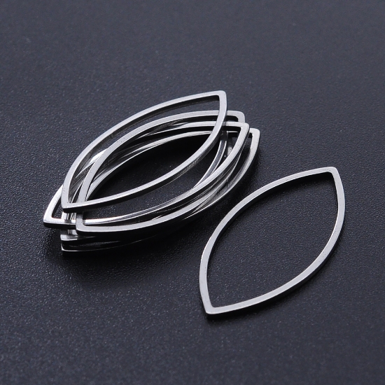 Picture of Stainless Steel Component 27x13mm horse eye x10
