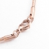 Picture of Stainless Steel Snake Chain Choker Necklaces with Lobster clasp 45cm Rose Gold x1