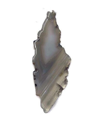 Picture of Agate Sliced Geode 11x5cm Grey x1