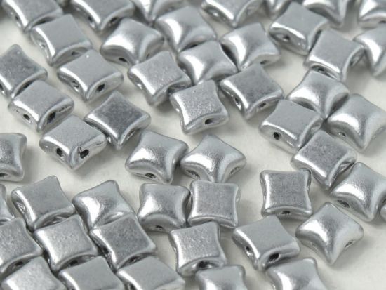 Picture of Wibeduo® 8x8mm Aluminium Silver x25