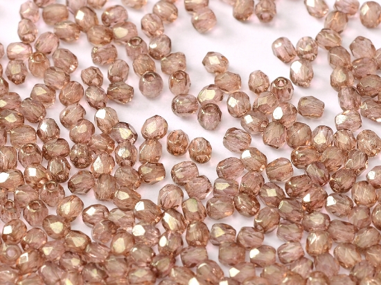 Picture of Fire-Polished 3mm Crystal Teracota Red x100