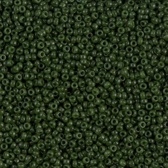 Picture of Miyuki Rocaille 15/0 1488 Dyed Opaque Forest x10g
