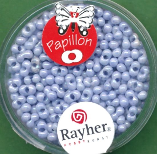 Picture of Peanut beads Rayher 2x4mm Sky Blue x18g