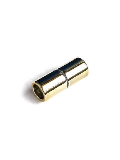 Picture of Acrylic Power Magnetic Clasp Ø6mm cylinder Gold x1