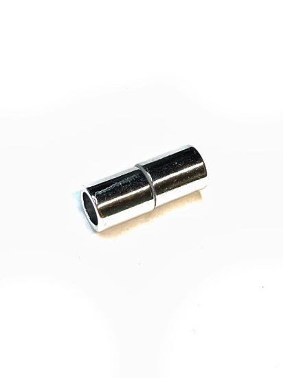 Picture of Acrylic Power Magnetic Clasp Ø6mm cylinder Silver x1