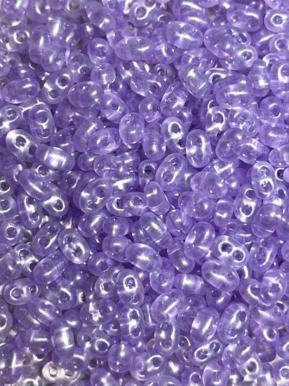 Picture of Preciosa Twin Beads 2.5x5 mm Pale Lilac Pearl x10g