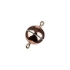 Picture of Acrylic Power Magnetic Clasp Ø10mm round Rose Gold x1