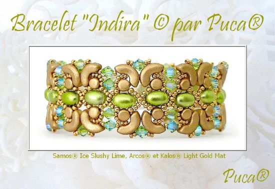 Picture of Armband "Indira" par Puca – Instant Download or Printed Copy 