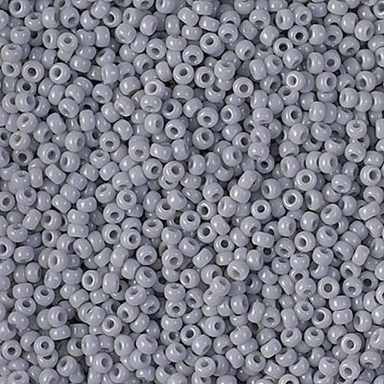 Picture of Miyuki Rocaille 11/0 498 Opaque Cement Grey x10g
