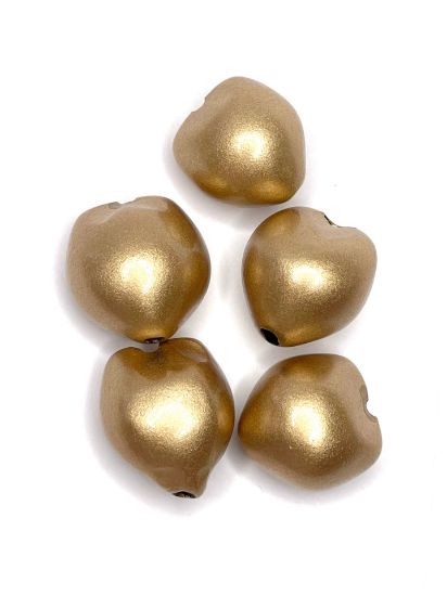 Picture of Lumbang Seed 20-25mm Gold x1