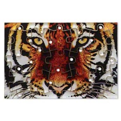 Image de Puzzle Drop 15-pieces 75x50mm "Tiger" x1